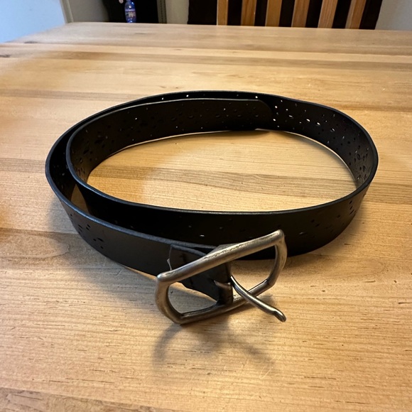 Target Black Leather Belt - Picture 1 of 7